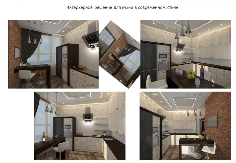 Интерьер кухни.Дизайн проекты с индивидуальным стилем от студии дизайна интерьера "StArt Future" Краснодар